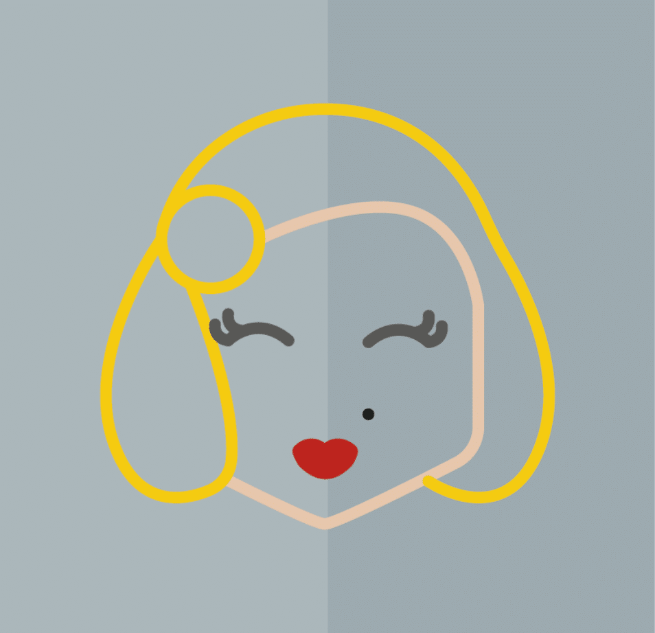 Marilyn Monroe illustration